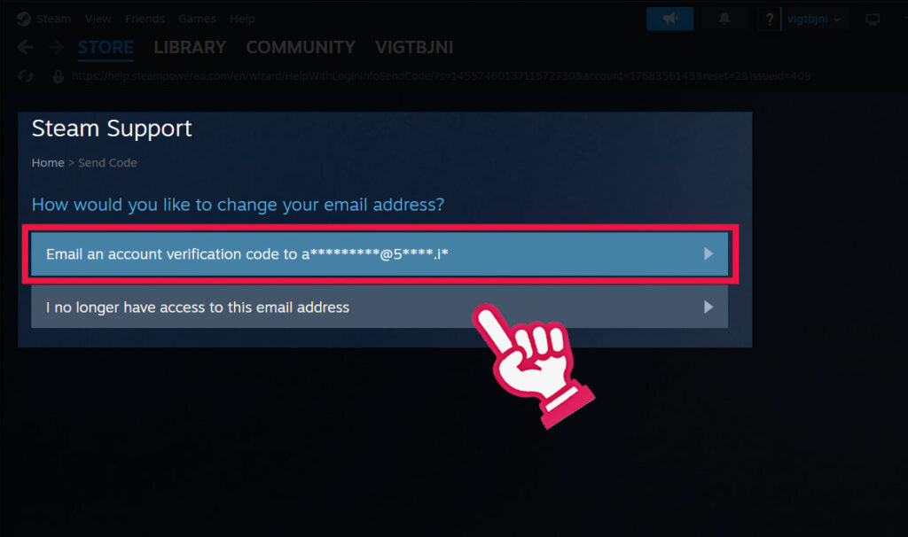 Hướng dẫn sử dụng Tài Khoản Steam + Mail của KAMIKEY buoc 3 KAMIKEY thay doi email tai khoan steam