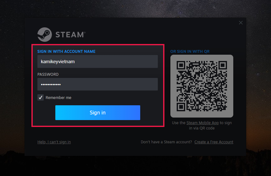 thay doi email tai khoan steam