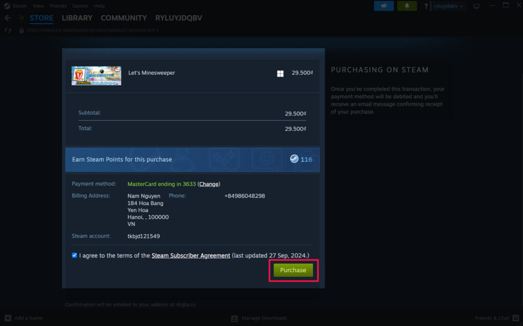 Cách Chuyển Vùng Tài Khoản Steam Mới Nhất chuyen vung 7 KAMIKEY chuyen vung 7