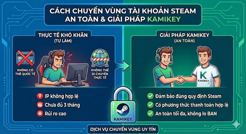 dich vu chuyen vung tai khoan steam