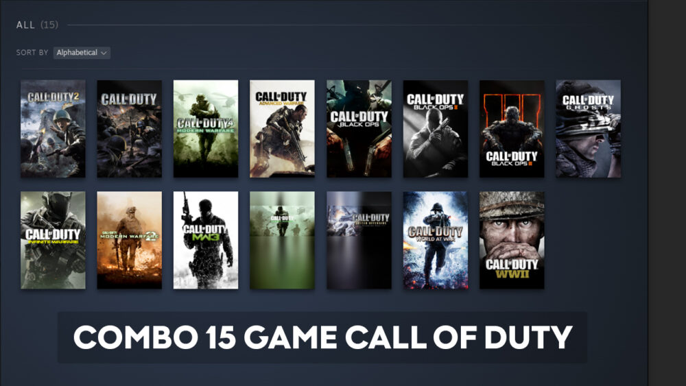 Combo 15 Game Call of Duty - Tài Khoản Steam Offline