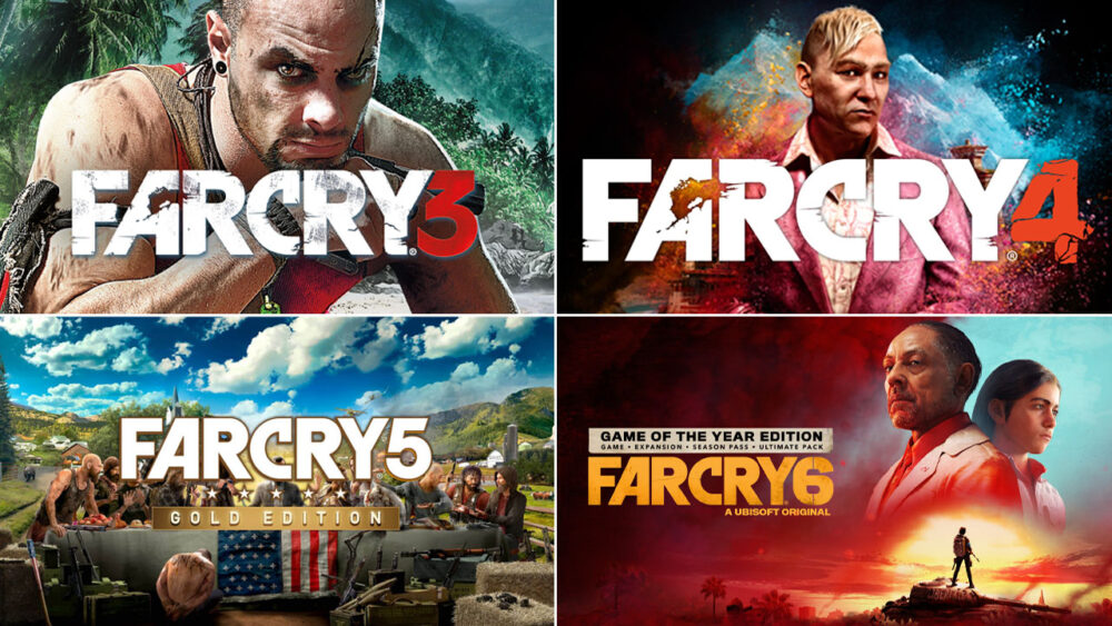 Combo 9 Game Far Cry + DLC DENUVO - Tài Khoản Steam Offline