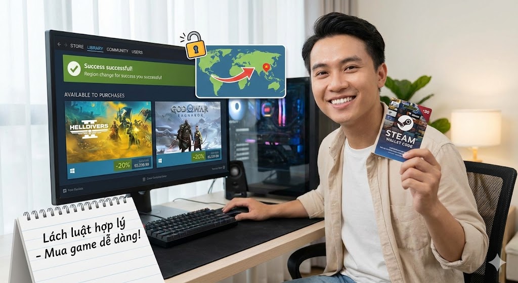chuyen vung steam de mua game