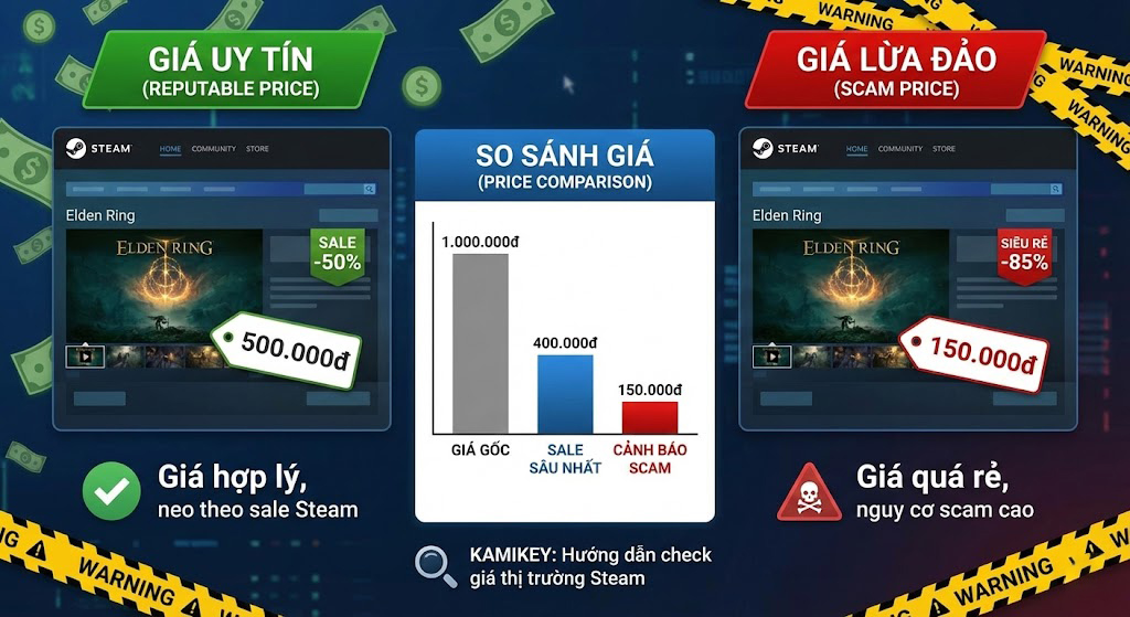 4 Dấu Hiệu Nhận Biết Shop Bán Key Steam Lừa Đảo key steam gia qua re KAMIKEY key steam gia qua re