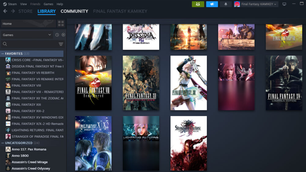 Combo 13 Game Final Fantasy - Tài Khoản Steam Offline Nhiều Game