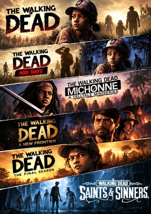 Combo 6 Game The Walking Dead Ultimate Steam Bundle - Steam Offline