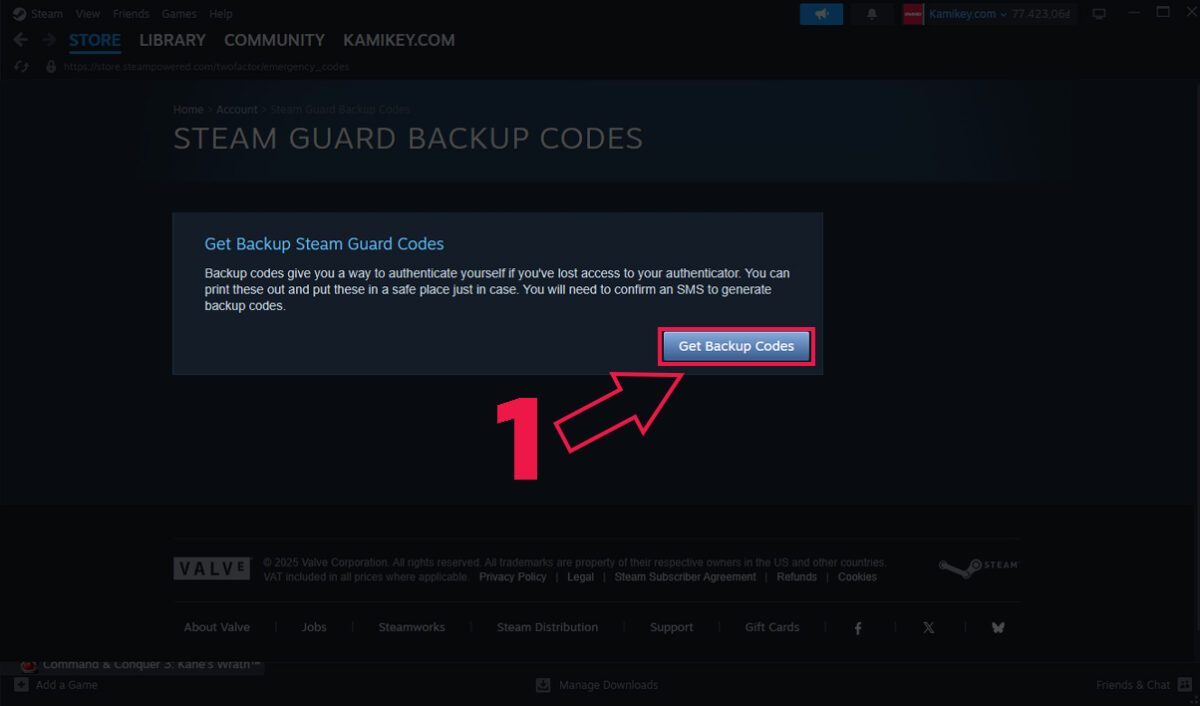 Hướng Dẫn Lấy Backup Code Steam Mới Nhất 2026