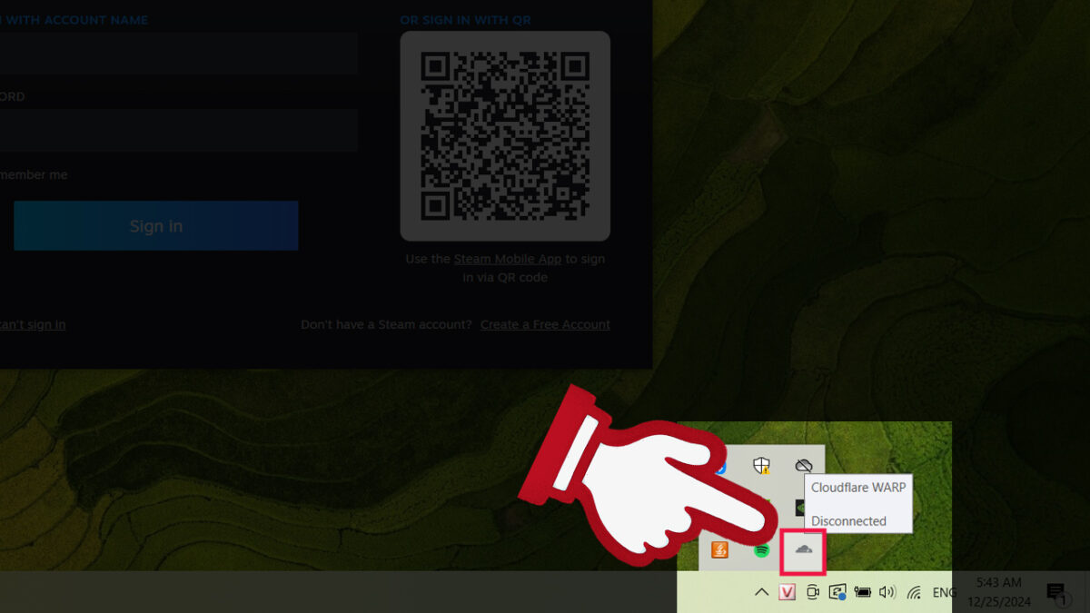 truy cập steam khi bị chặn bằng WARP 1.1.1.1