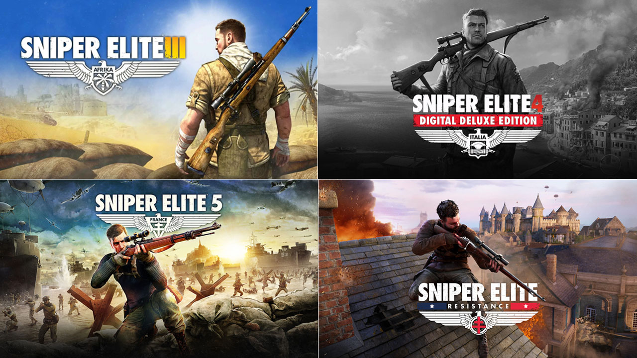 Combo 7 Game Sniper Elite DENUVO - Steam Offline
