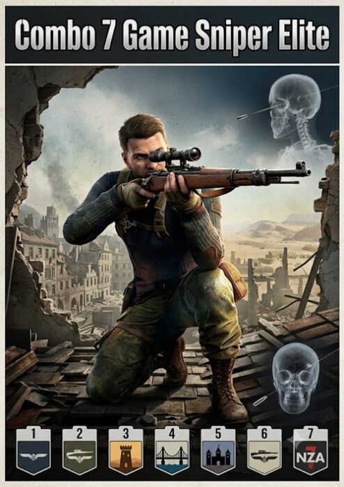 Combo 7 Game Sniper Elite DENUVO - Steam Offline