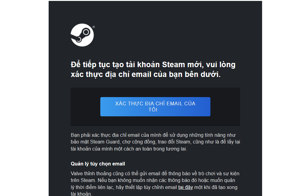 cách đăng ký tài khoản steam