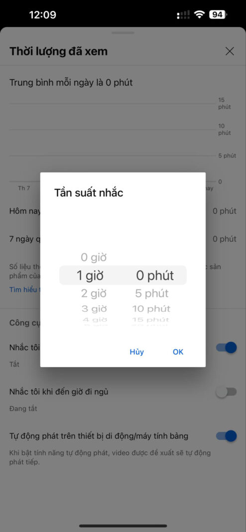 cach hen gio tat youtube