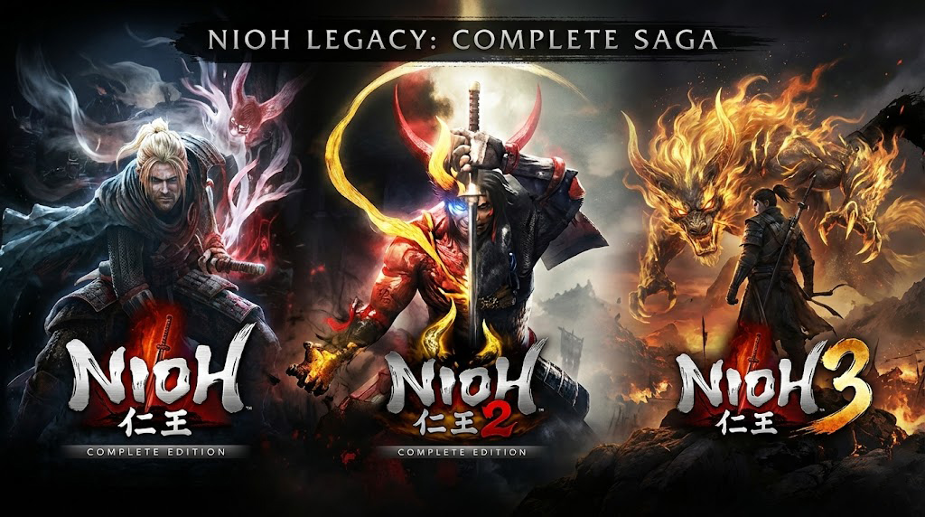 Combo Nioh 1 + 2 + 3 + Full DLC - Steam Offline Nhiều Game