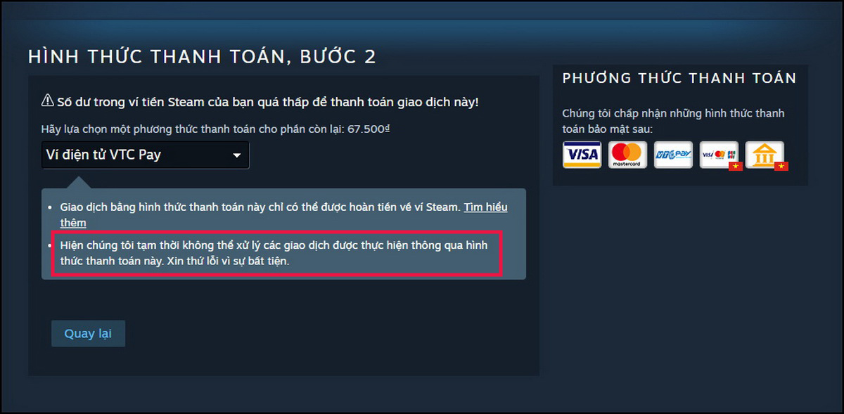 phuong thuc thanh toan bi chan tren steam o viet-nam
