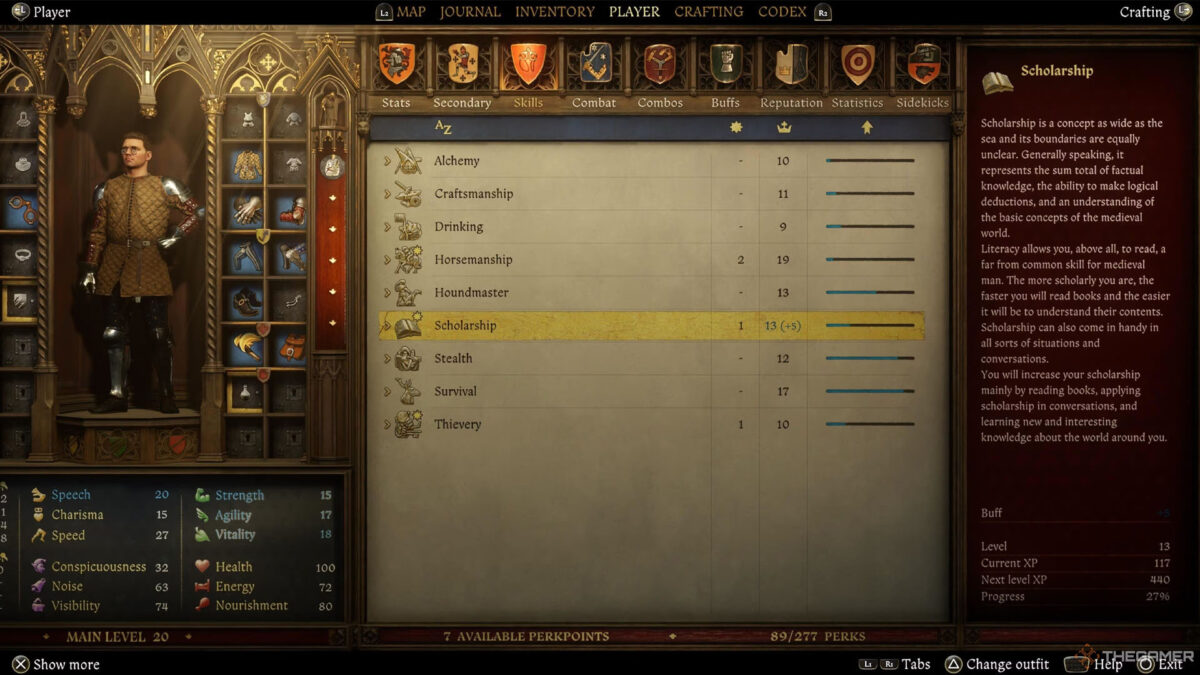 scholarship game Kingdom Come Deliverance 2