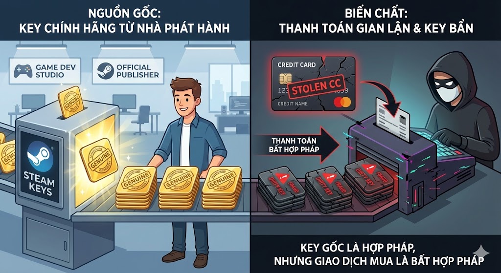 steam key ban la gi
