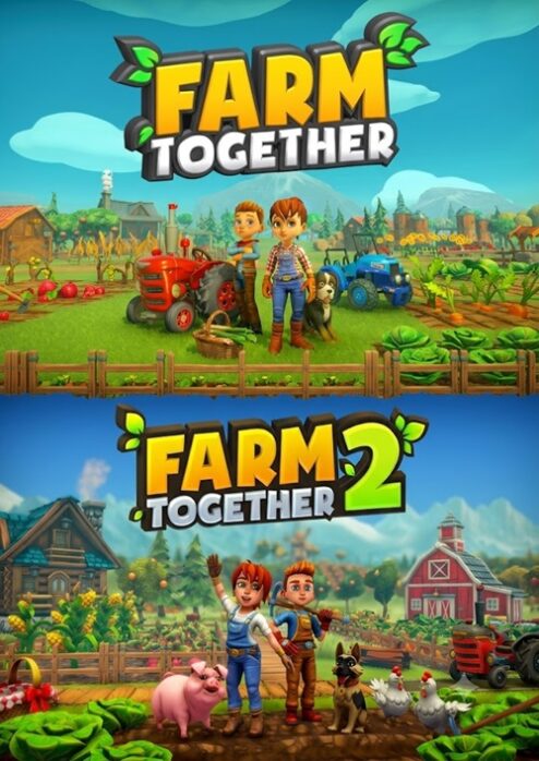 Combo 2 Game Farm Together 2+1 - Steam Offline Nhiều Game