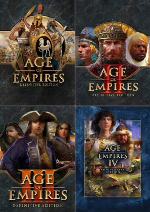 Combo 4 Game Age of Empires - Steam Offline