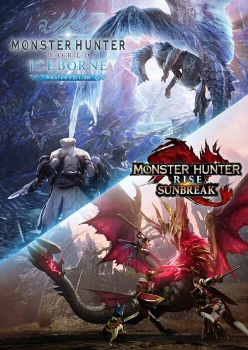 Combo 2 Game Monster Hunter: World Iceborne + Rise Sunbreak - Steam Offline